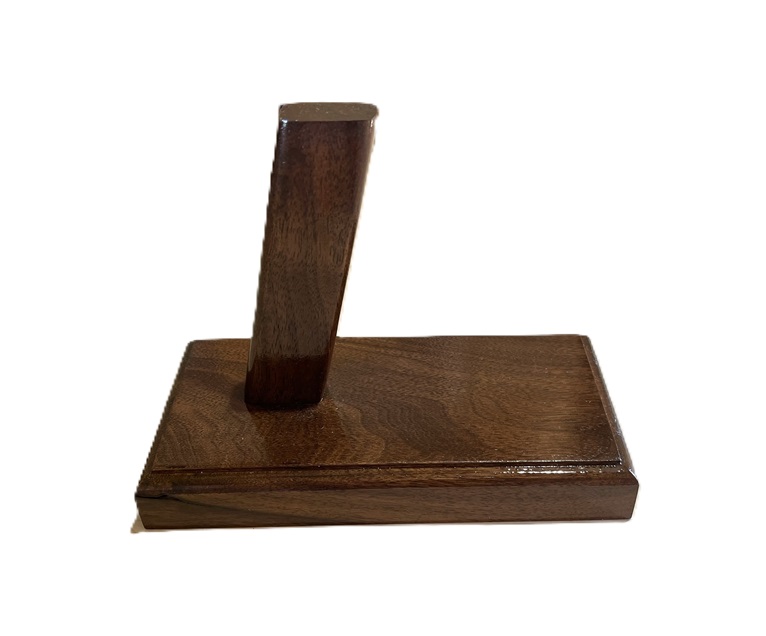 wood pistol stand